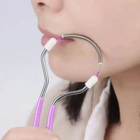 Veralo Spring Facial Hair Remover for Women | Upper Lip, Chin & Neck